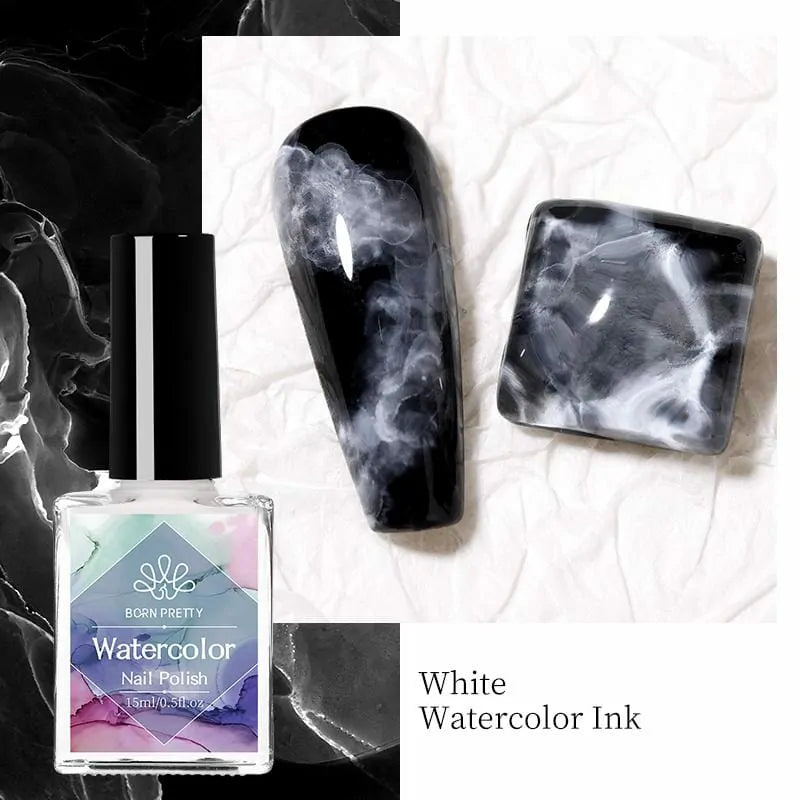 Born Pretty White Watercolor Blooming Ink (15ml)