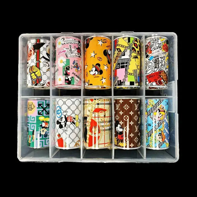 Brand Print Nail Foils