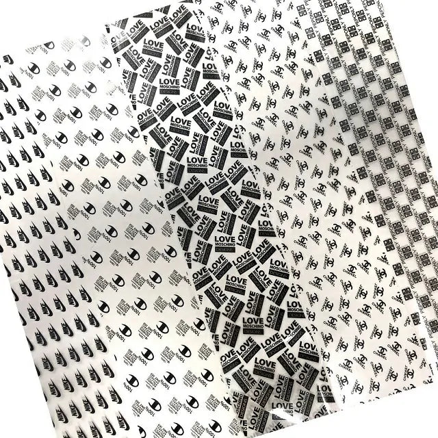 Brand Print Transfer Foils (Black Font)