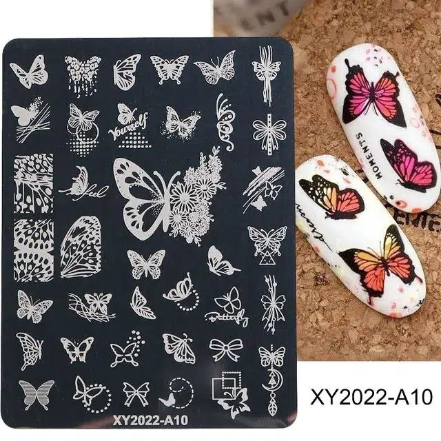 Butterfly Wings Nail Stamping Plate (XY2022-A10)