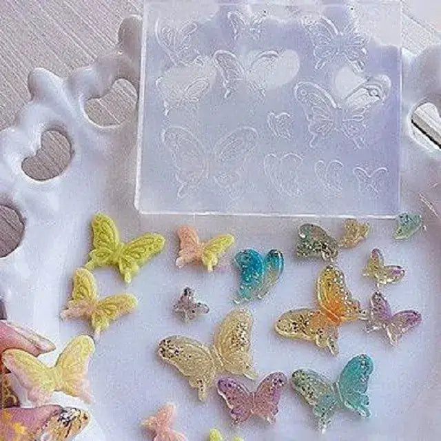 Butterfly Silicon Nail Art Mold