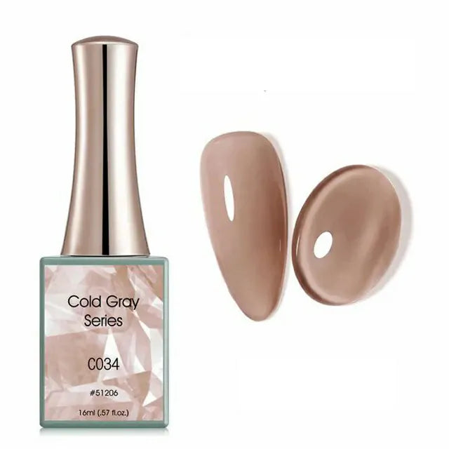 CANNI Gel Nail Polish (Cold Gray Series) C034 (16ml)