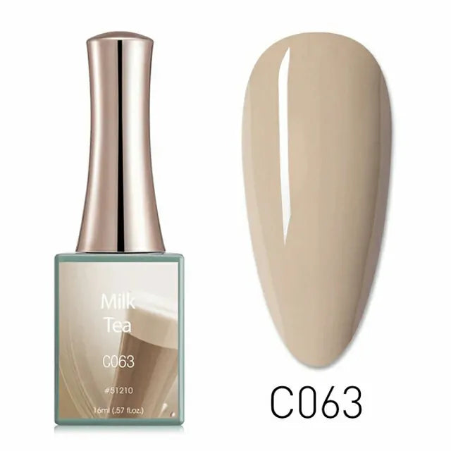 Canni Milk Tea Series Gel Polish Set (16ml)