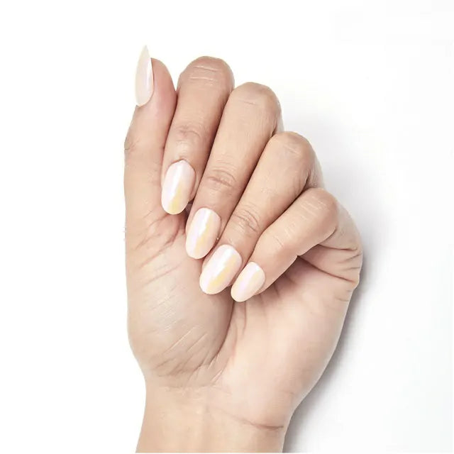 Baby Pink Pearl Salon Quality Press On Nails (Set Of 24 Nails)