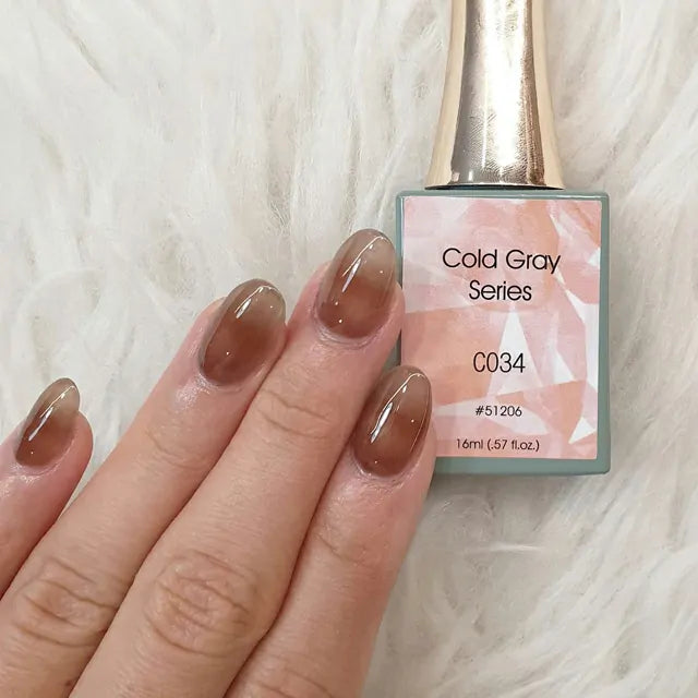CANNI Gel Nail Polish (Cold Gray Series) C034 (16ml)