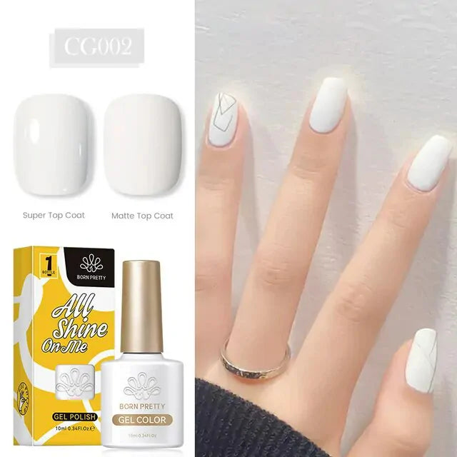 Born Pretty Silky White Series Gel Nail Polish CG002 (10ml)