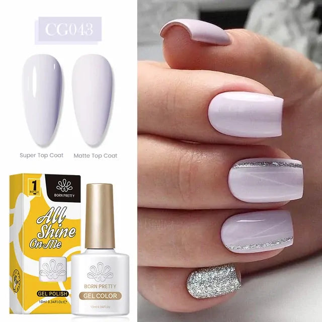 Born Pretty Silky White Series Gel Nail Polish CG043 (10ml)