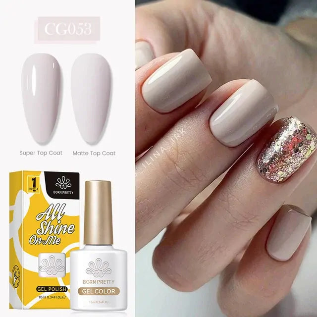 Born Pretty Silky White Series Gel Nail Polish CG053 (10ml)