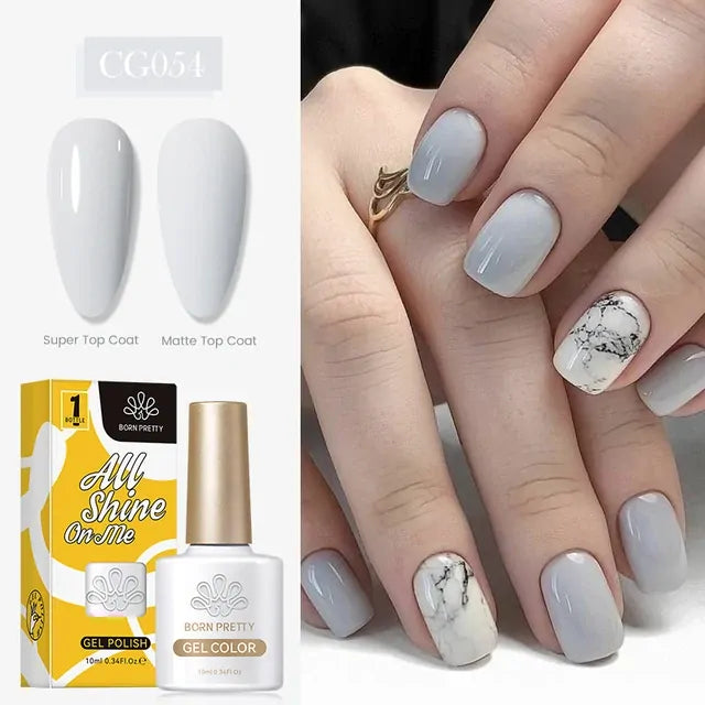 Born Pretty Silky White Series Gel Nail Polish CG054 (10ml)