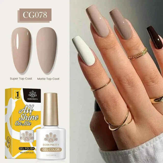 Born Pretty Silky White Series Gel Nail Polish CG078 (10ml)