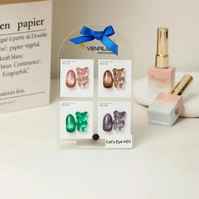 Venalisa Cat Eye Gel Nail Polish (Set of 4) H01
