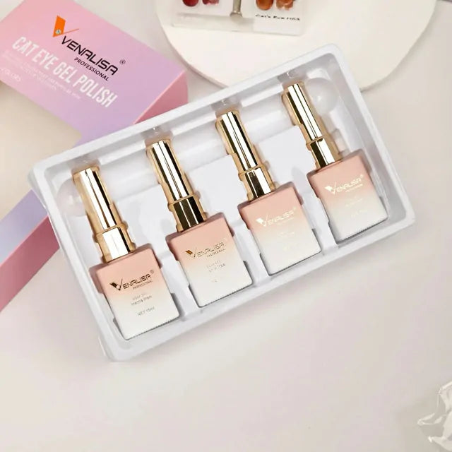 Venalisa Cat Eye Gel Nail Polish (Set of 4) H02