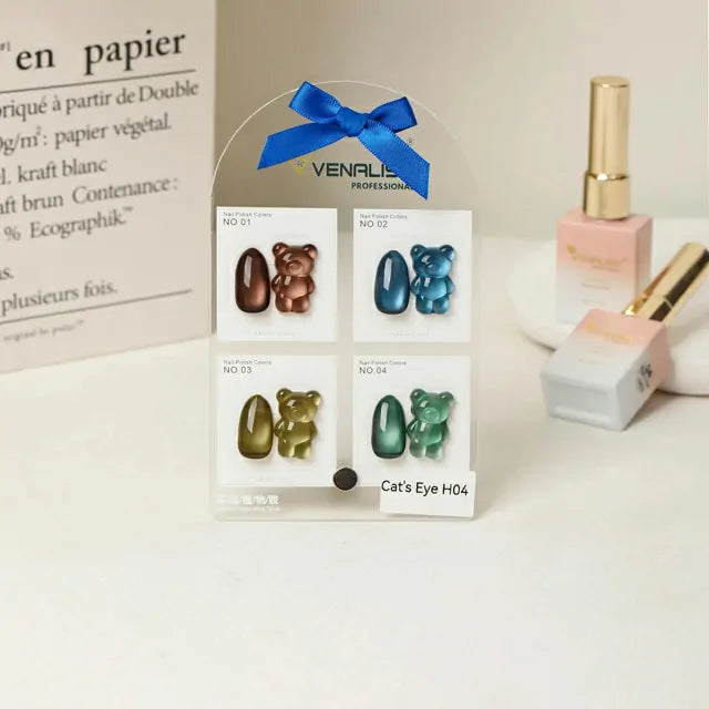 Venalisa Cat Eye Gel Nail Polish (Set of 4) H04