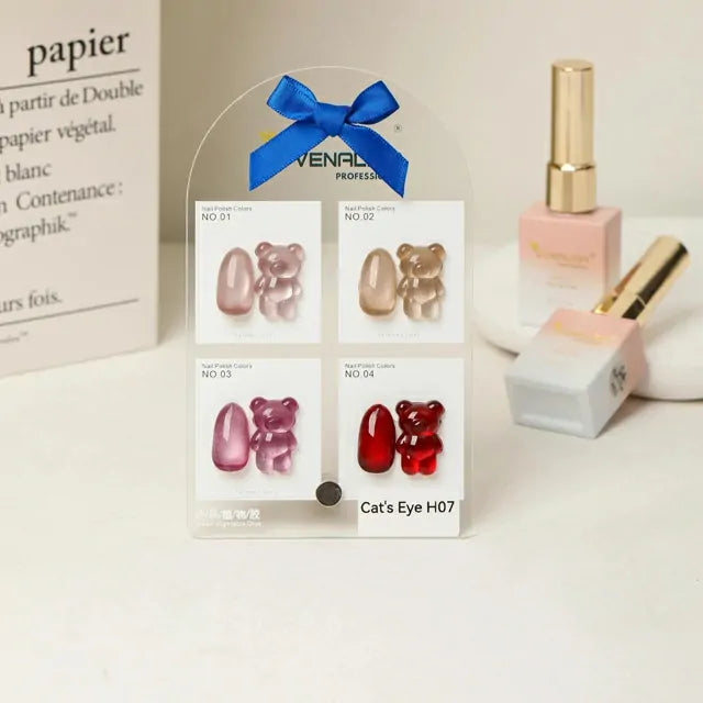 Venalisa Cat Eye Gel Nail Polish (Set of 4) H07