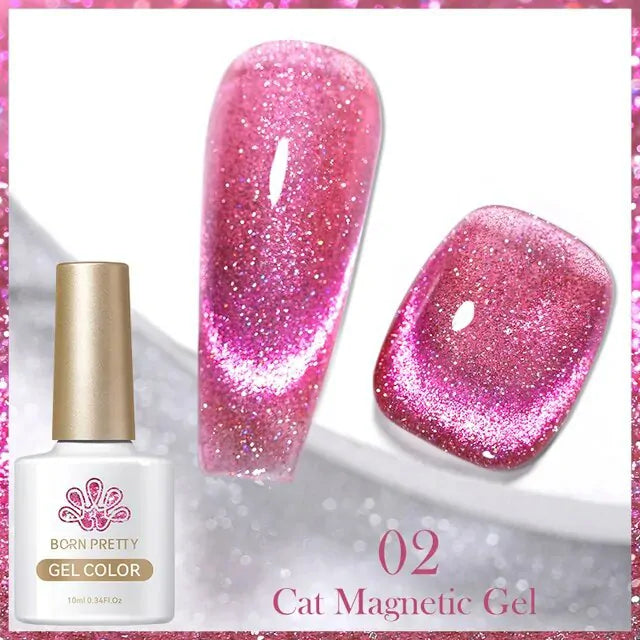 Born Pretty Reflective Cat Magnetic Gel Nail Polish 02 (10ml)