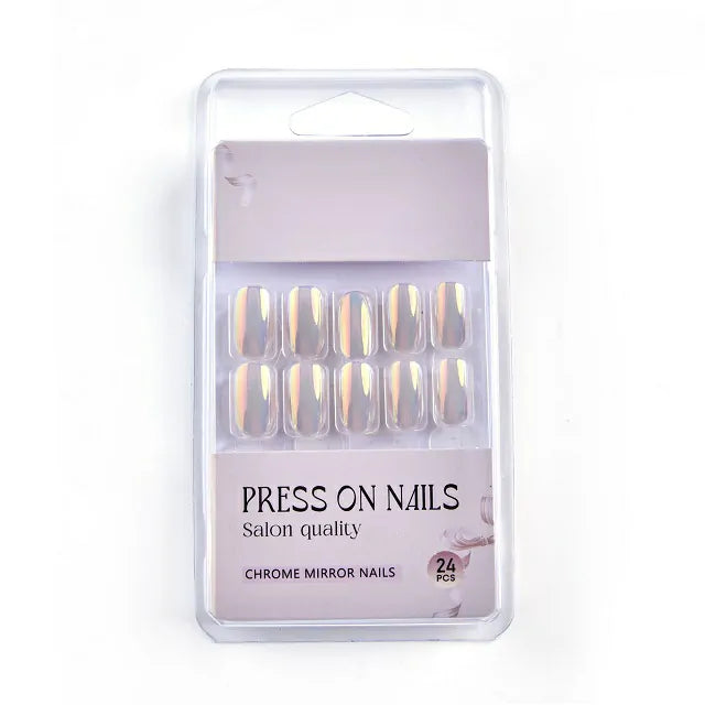 Lavender Pearl Salon Quality Press On Nails (Set Of 24 Nails)