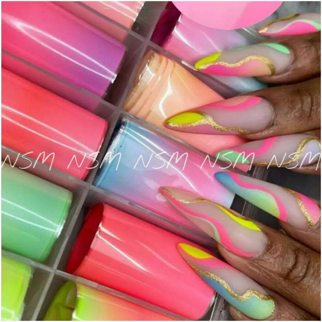 Candy Pastel Gradient Transfer Foil Box (Set Of 10 Colors)