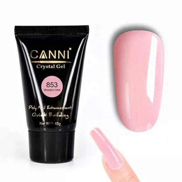 Canni Poly Gel Quick Building Natural Nail Extension Gel (45g)