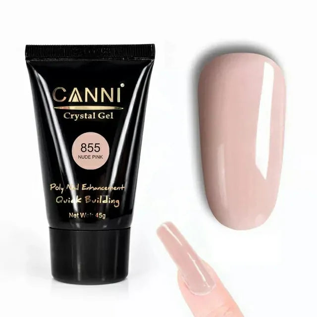 Canni Poly Gel Quick Building Natural Nail Extension Gel (45g)