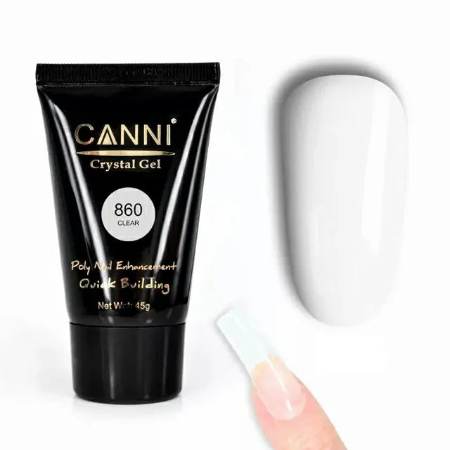 Canni Poly Gel Quick Building Natural Nail Extension Gel (45g)