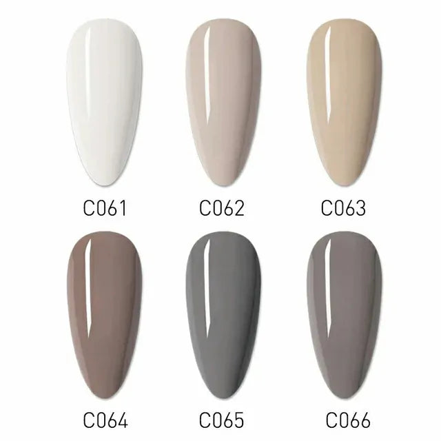 Canni Milk Tea Series Gel Polish Set (16ml)