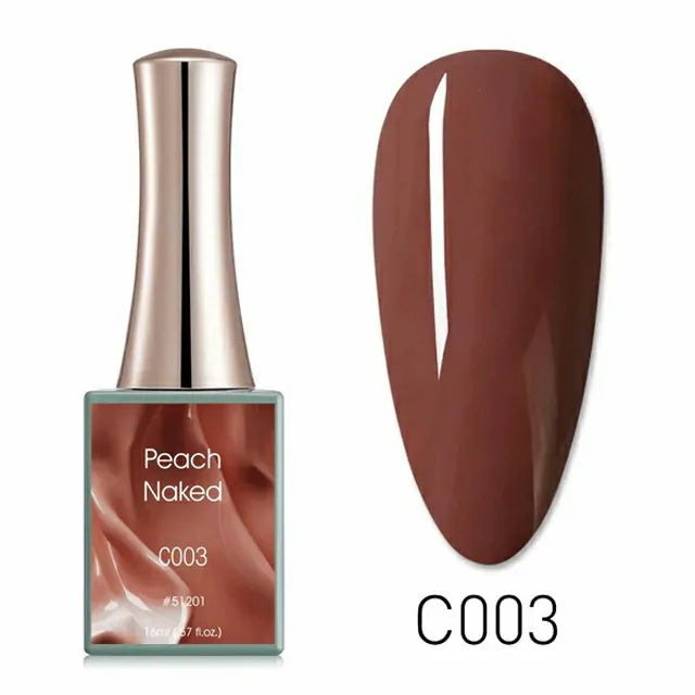 Canni Peach Naked Series Gel Polish Set (16ml)