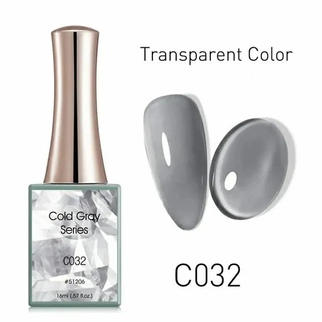 Canni Cold Gray Series Gel Polish Set (16ml)