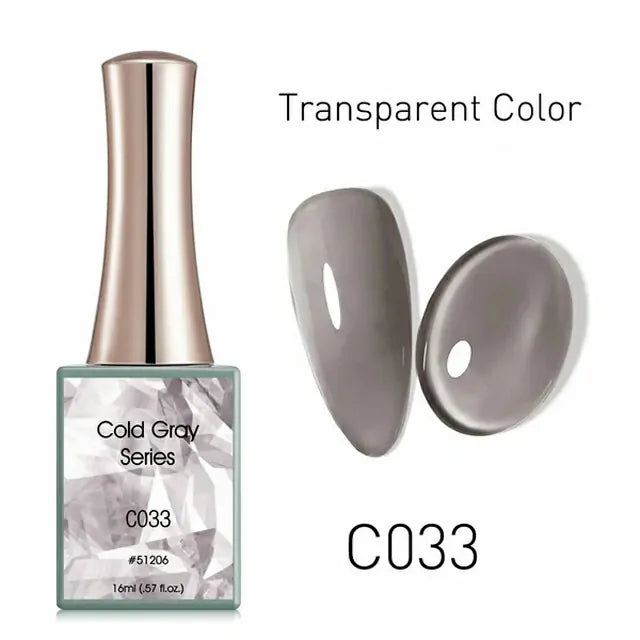 Canni Cold Gray Series Gel Polish Set (16ml)
