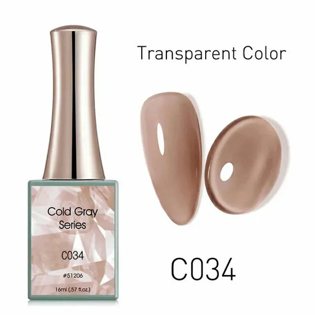 Canni Cold Gray Series Gel Polish Set (16ml)