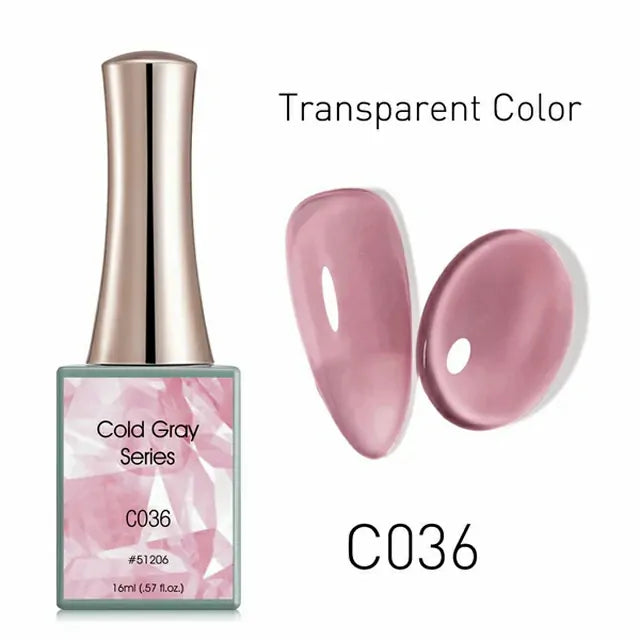 Canni Cold Gray Series Gel Polish Set (16ml)