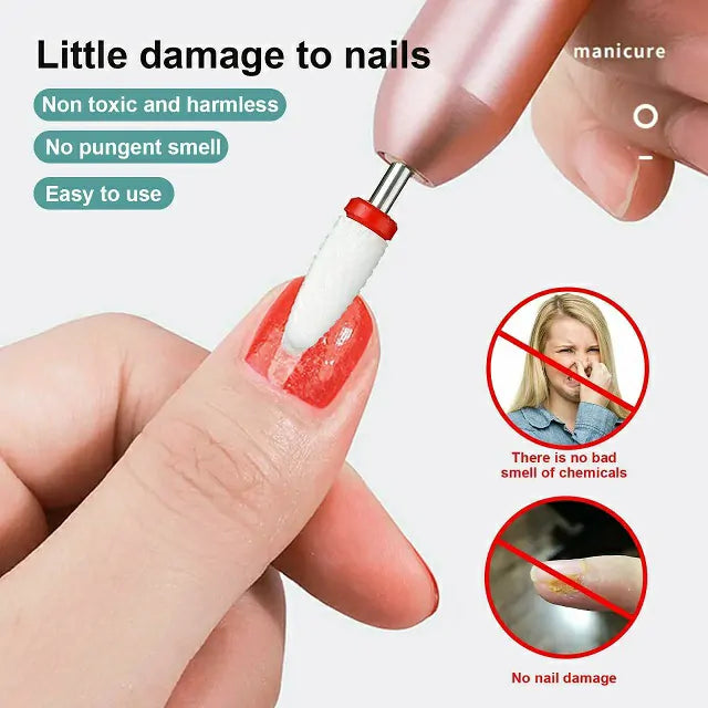 Ceramic Nail Art Drill Bits (Set Of 7 Pcs)