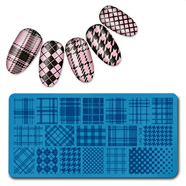 Checks Print Stamping Plate