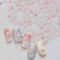 Cherry Blossom Pink Flower 5D Stickers Sheet (MS780)