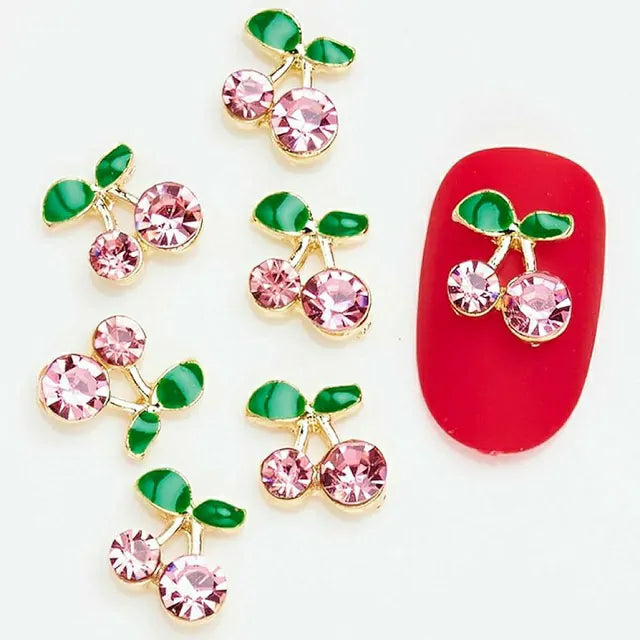 Cherry Nail Charms (Pack of 2 Pcs)