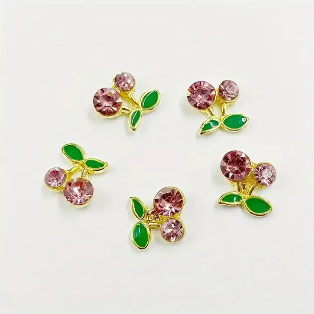 Cherry Nail Charms (Pack of 2 Pcs)