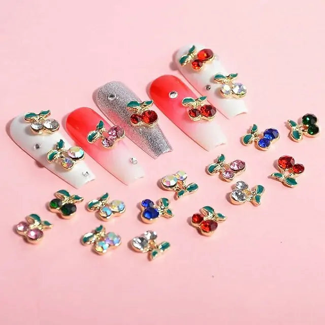 Cherry Nail Charms (Pack of 2 Pcs)