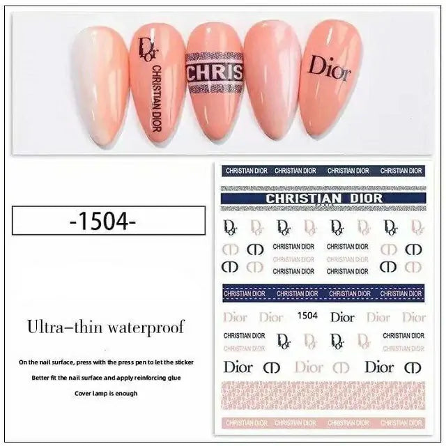 Christian Dior Nail Stickers Sheet (1504)