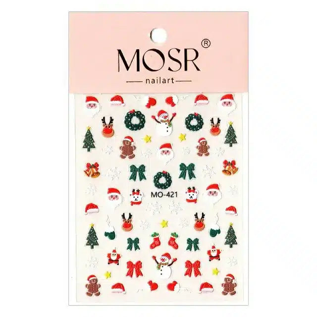Christmas 3D Nail Stickers (MO-421)