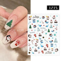 Christmas Nail Art Sticker Sheets (JO-1215)