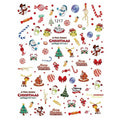 Christmas Nail Art Sticker Sheets (JO-1217)