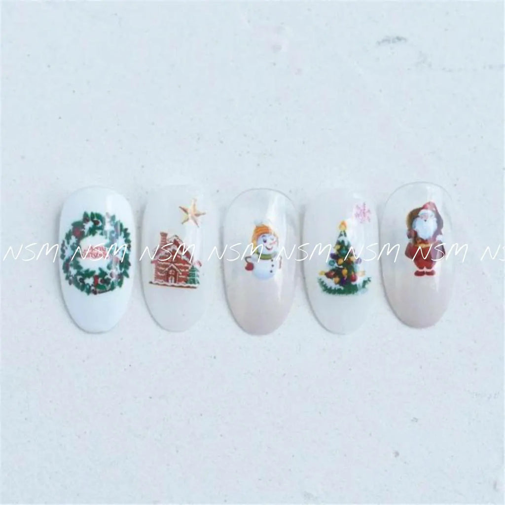 Christmas Nail Art Sticker Sheets (JO-1219)