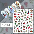Christmas Nail Art Sticker Sheets (JO-1914)