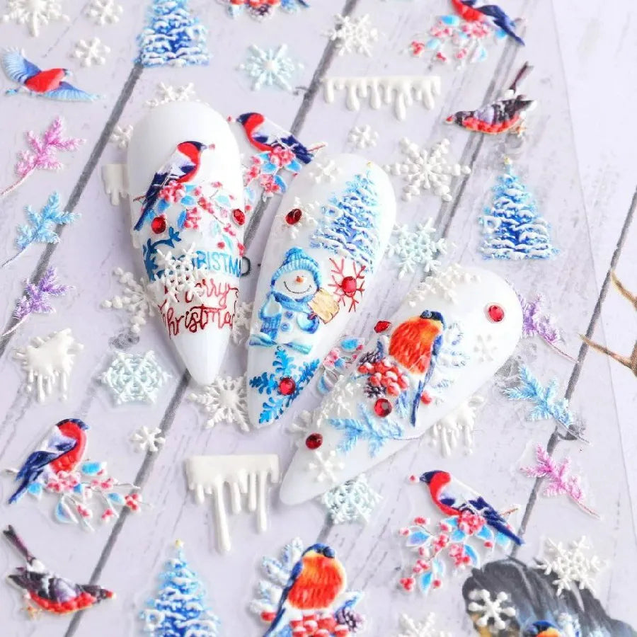 Christmas Themed 5D Sticker Sheets (5D-K103)