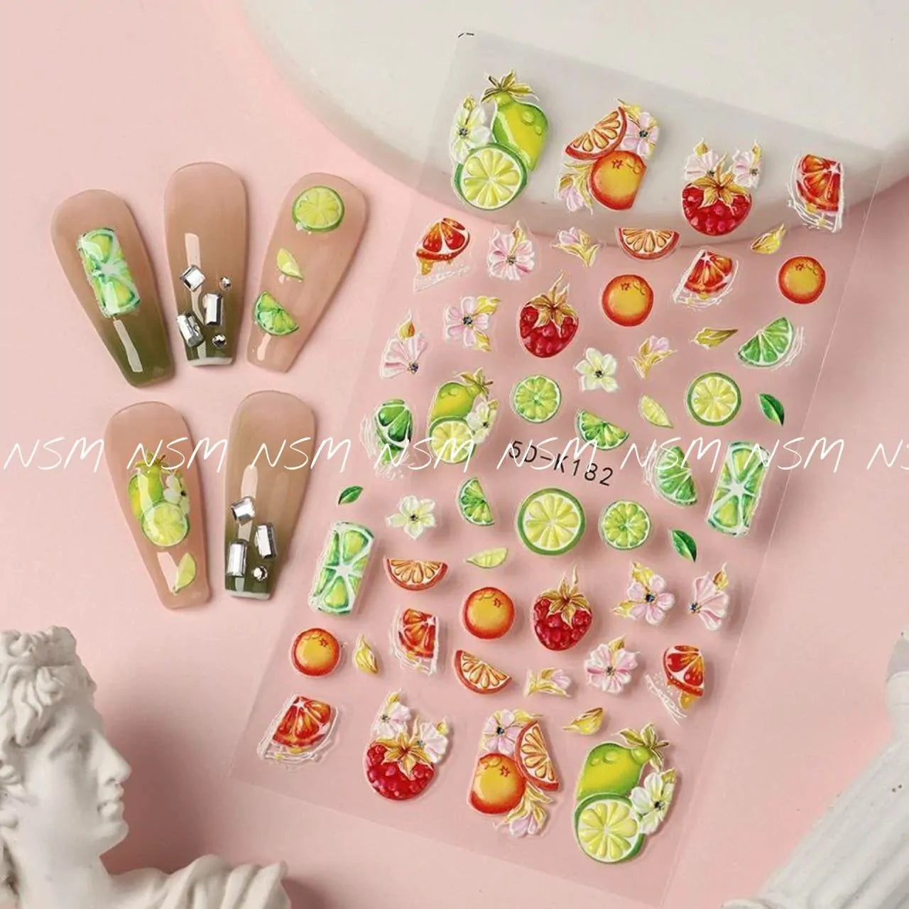 Citrus Fruits 5D Sticker Sheets (5D-K182)