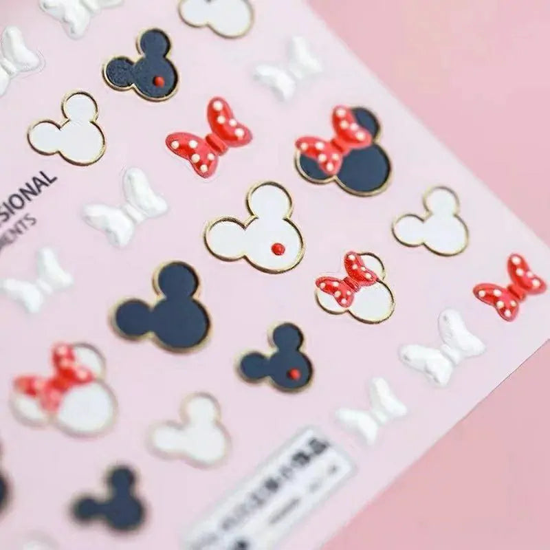 Mickey And Minnie 5D Stickers Sheet