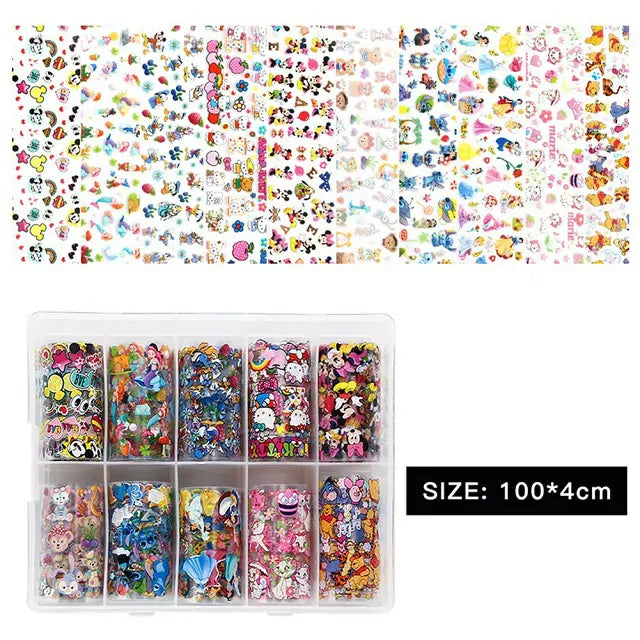 Disney Cartoon Print Transfer Foil Box