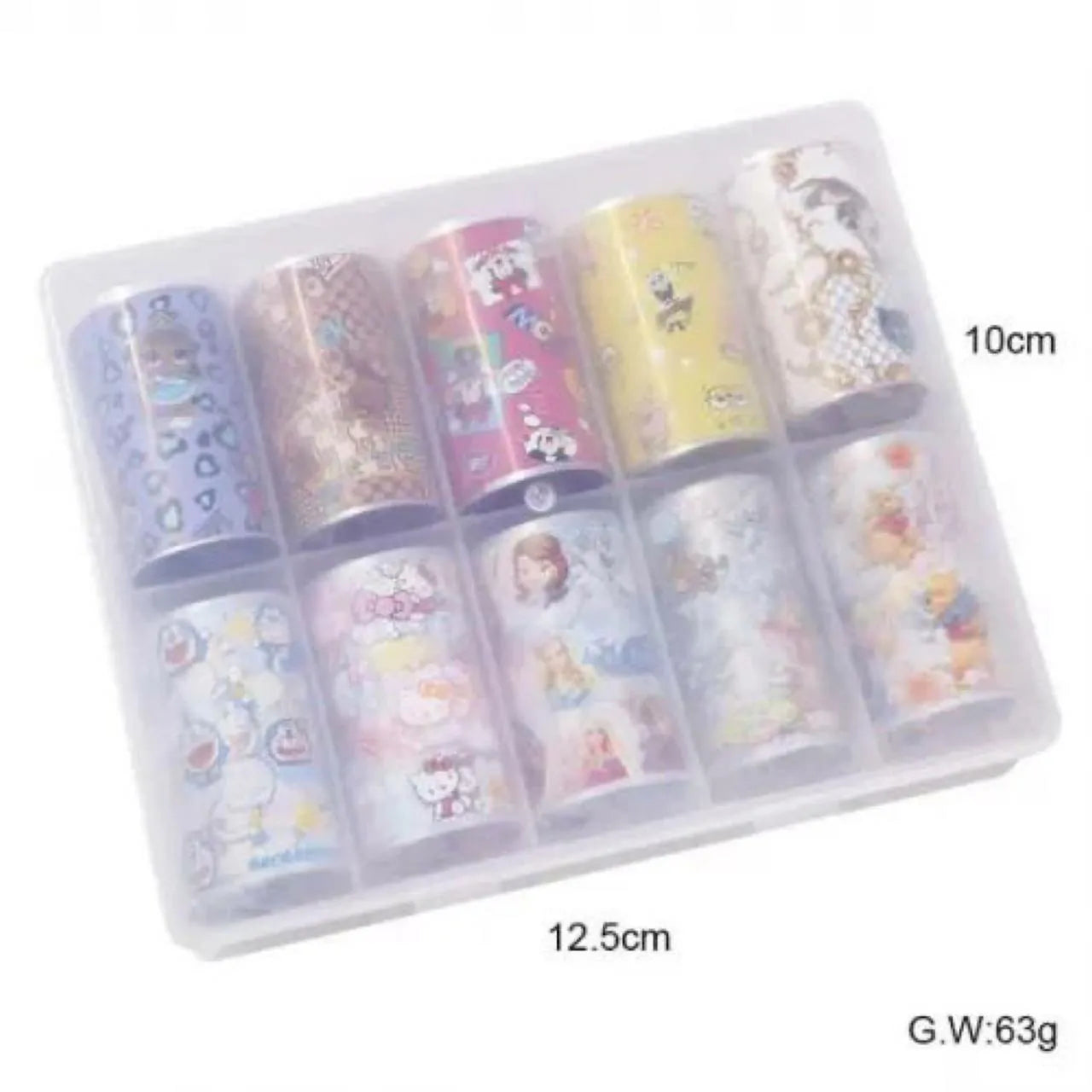 Disney Cartoon Transfer Foil Box