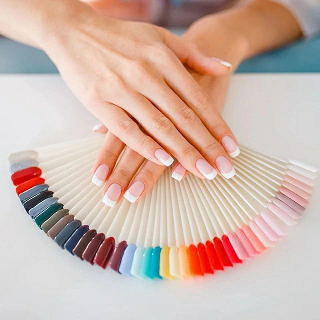 Nail Art Display Swatch Sticks And Metal Ring (Pack Of 50)