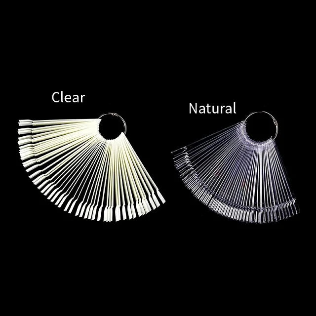 Nail Art Display Swatch Sticks And Metal Ring (Pack Of 50)