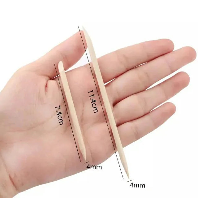 Disposable Mini Cuticle Sticks / Pushers (Pack of 24 Pieces)